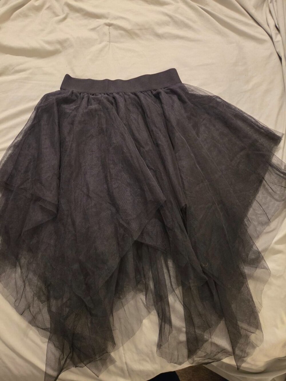 Spirit Halloween Black Tulle Costume Skirt
